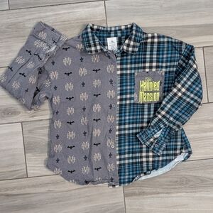 🥁 Disney Parks Haunted Mansion Flannel Shirt
